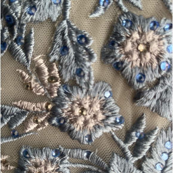 Dress is altered measure 17 armpit to armpit and 53 inches long - Picture 3 of 3